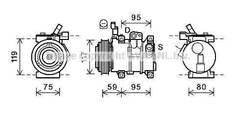 AVA QUALITY COOLING kompresorius, oro kondicionierius HYK319